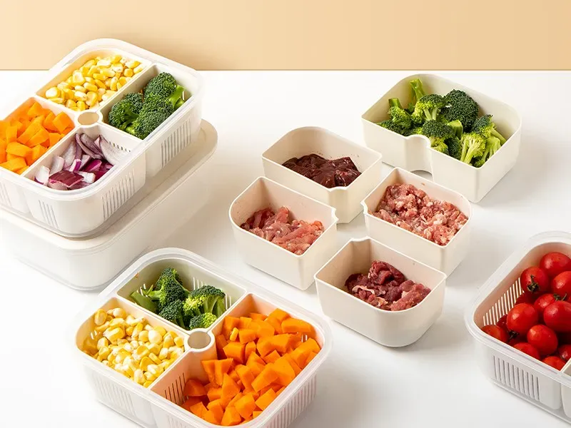 Plastic Food Storage Box: Compartmentalized Food Organizer | Xinghui