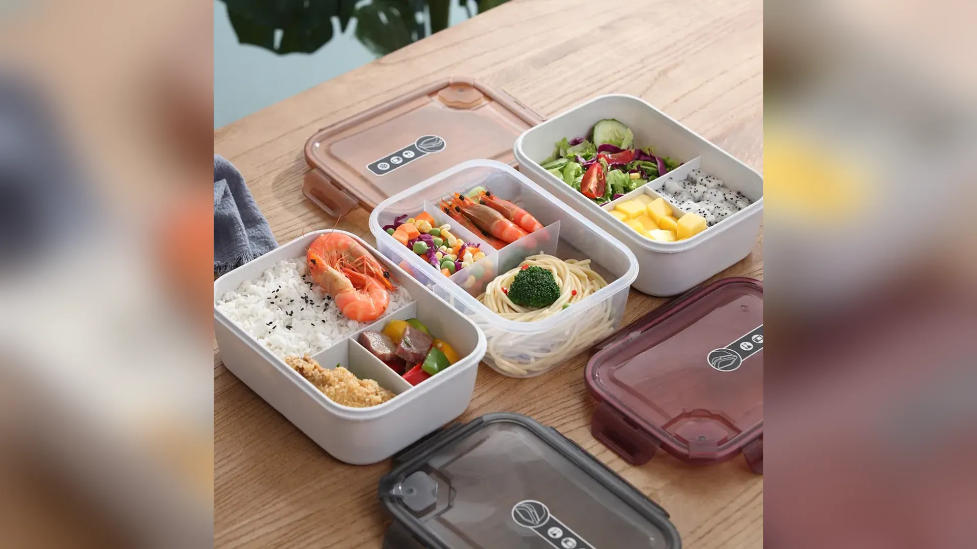 Plastic Lunch Box Manufacturer: PP Bento Boxes and Ramen Bowls, 1.2–1.3 L, OEM from a Jieyang Factory