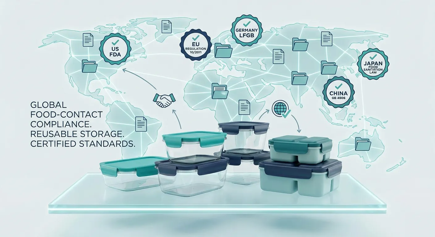 Food Contact Compliance for Plastic Containers: 5-Market Map