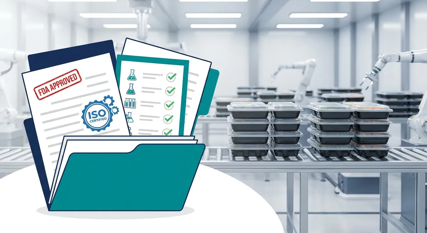 Compliance Documents to Request from Food Container Factory